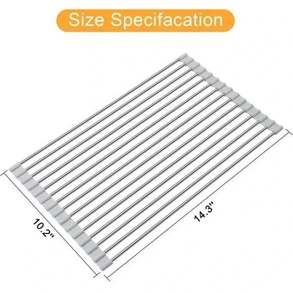 🆕 Over The Sink Dish Drying Rack - Picture 5 of 6